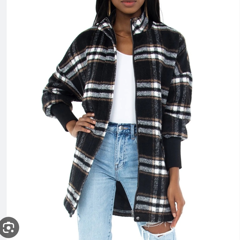 BB Dakota Plaid Times Jacket - M